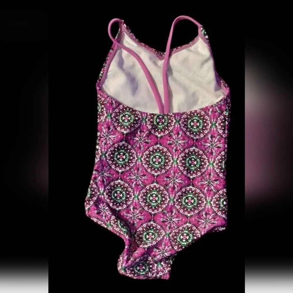 NWT Kanu Surf Kid's Pink One-Piece Swimsuit